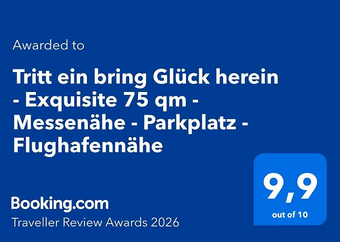Tritt Ein Bring Glueck Herein - Exquisite 75 Qm - Messenaehe - Parkplatz - Flughafennaehe Apartamento Düsseldorf